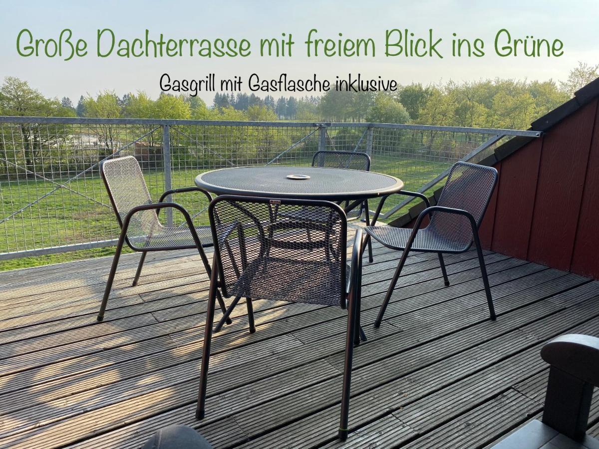 Studio - Grosses Wohn-Schlafzimmer - Dachterrasse - Kamin - Kuche - Hohes Venn - Monschau - Eifel - Hunde Willkommen Beim Hof Vierzehnender Buitenkant foto